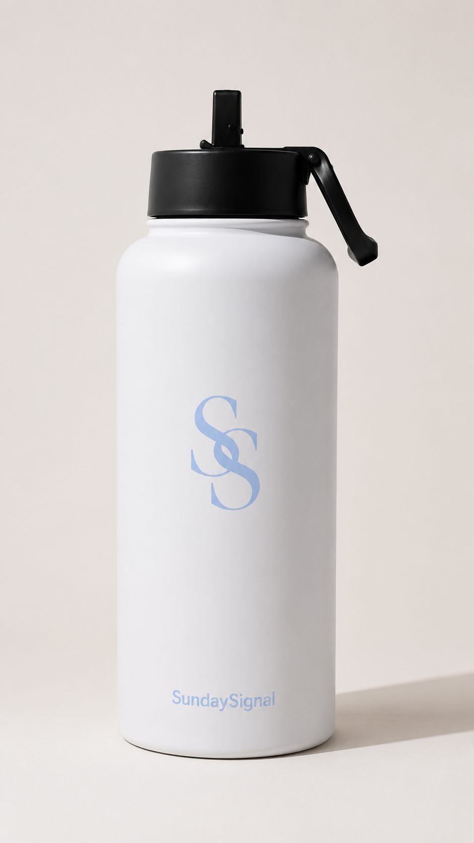 Sunday Signal Insulated Water Bottle – 32 oz