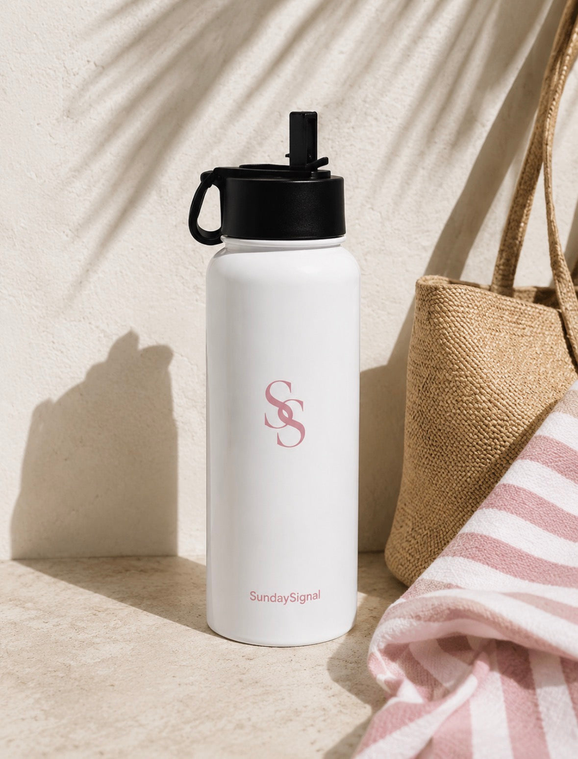 SundaySignal Insulated Water Bottle – 32 oz