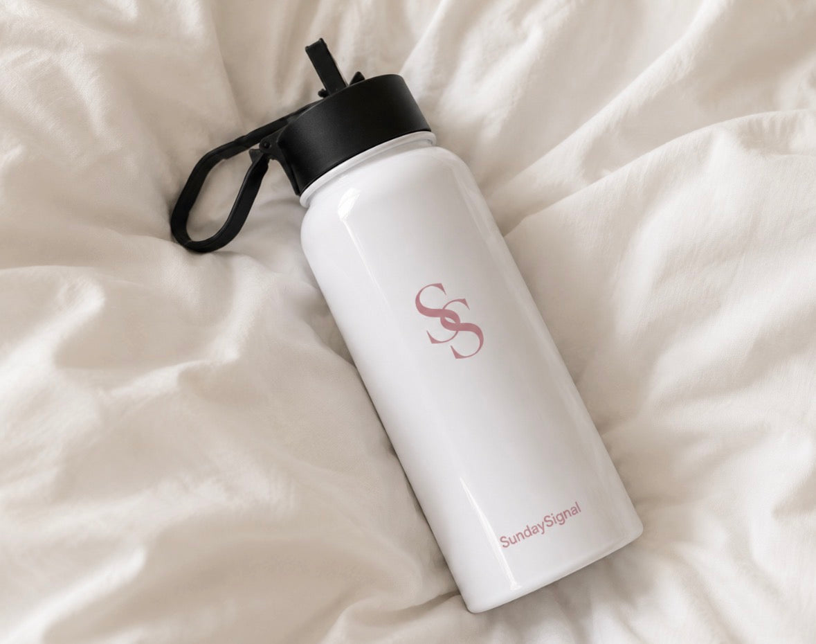 SundaySignal Insulated Water Bottle – 32 oz